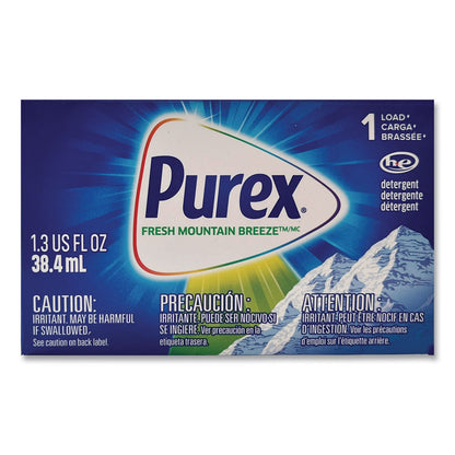 Purex® Coin Vending Liquid Laundry Detergent, Fresh Mountain Breeze, 1.3 oz Vend Box, 100/Carton (VEN2979551)