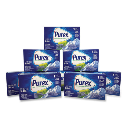 Purex® Coin Vending Liquid Laundry Detergent, Fresh Mountain Breeze, 1.3 oz Vend Box, 100/Carton (VEN2979551)