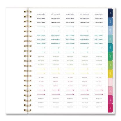 AT-A-GLANCE® Simplified Planner by Emily Ley: Academic Weekly/Monthly Book, 11 x 8.5, Lilac Plaid Cover, 12-Month: July 2025 to June 2026 (AAGEL39901A26)