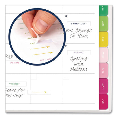 AT-A-GLANCE® Simplified Planner by Emily Ley: Academic Weekly/Monthly Book, 11 x 8.5, Lilac Plaid Cover, 12-Month: July 2025 to June 2026 (AAGEL39901A26)