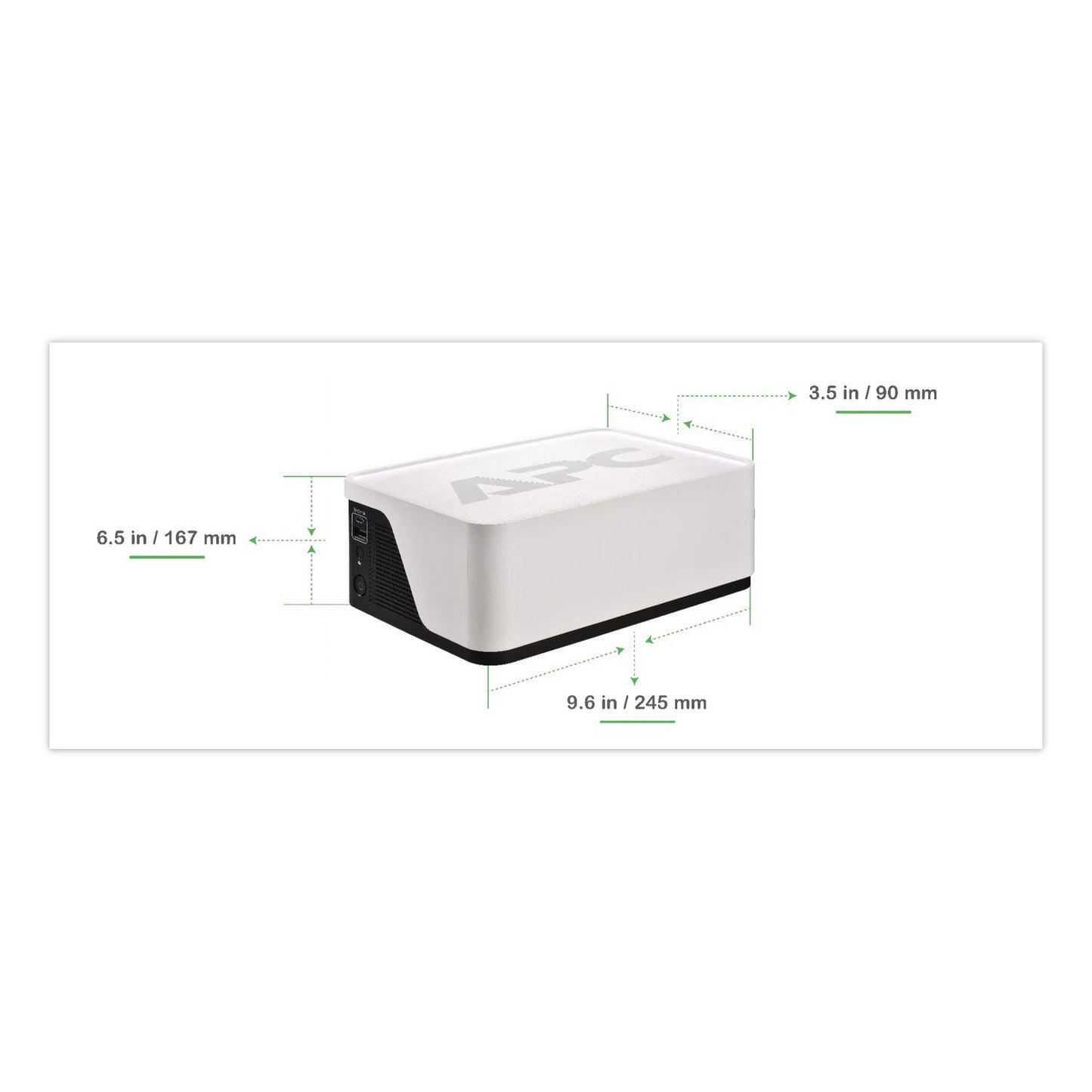APC® Back-UPS BE500G3 Battery Backup System, 6 Outlets, 500 VA, 490 J (APABE500G3)