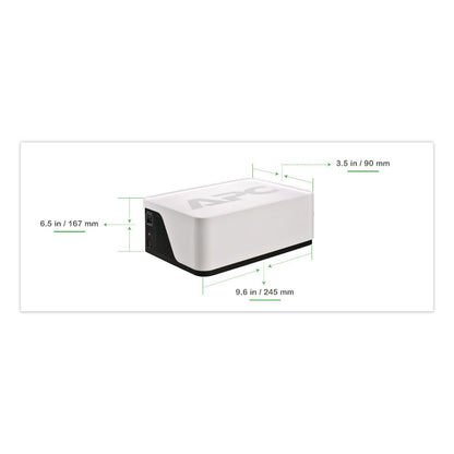 APC® Back-UPS BE500G3 Battery Backup System, 6 Outlets, 500 VA, 490 J (APABE500G3)