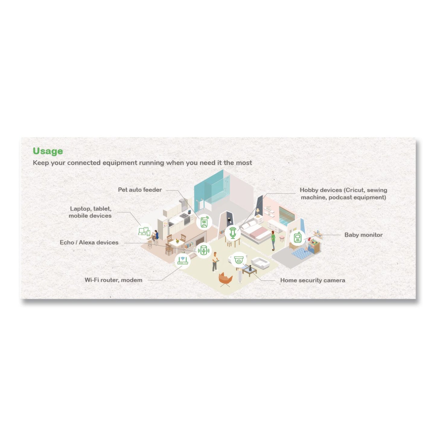 APC® Back-UPS BE900G3 Battery Backup System, 8 Outlets, 900 VA, 490 J (APABE900G3)