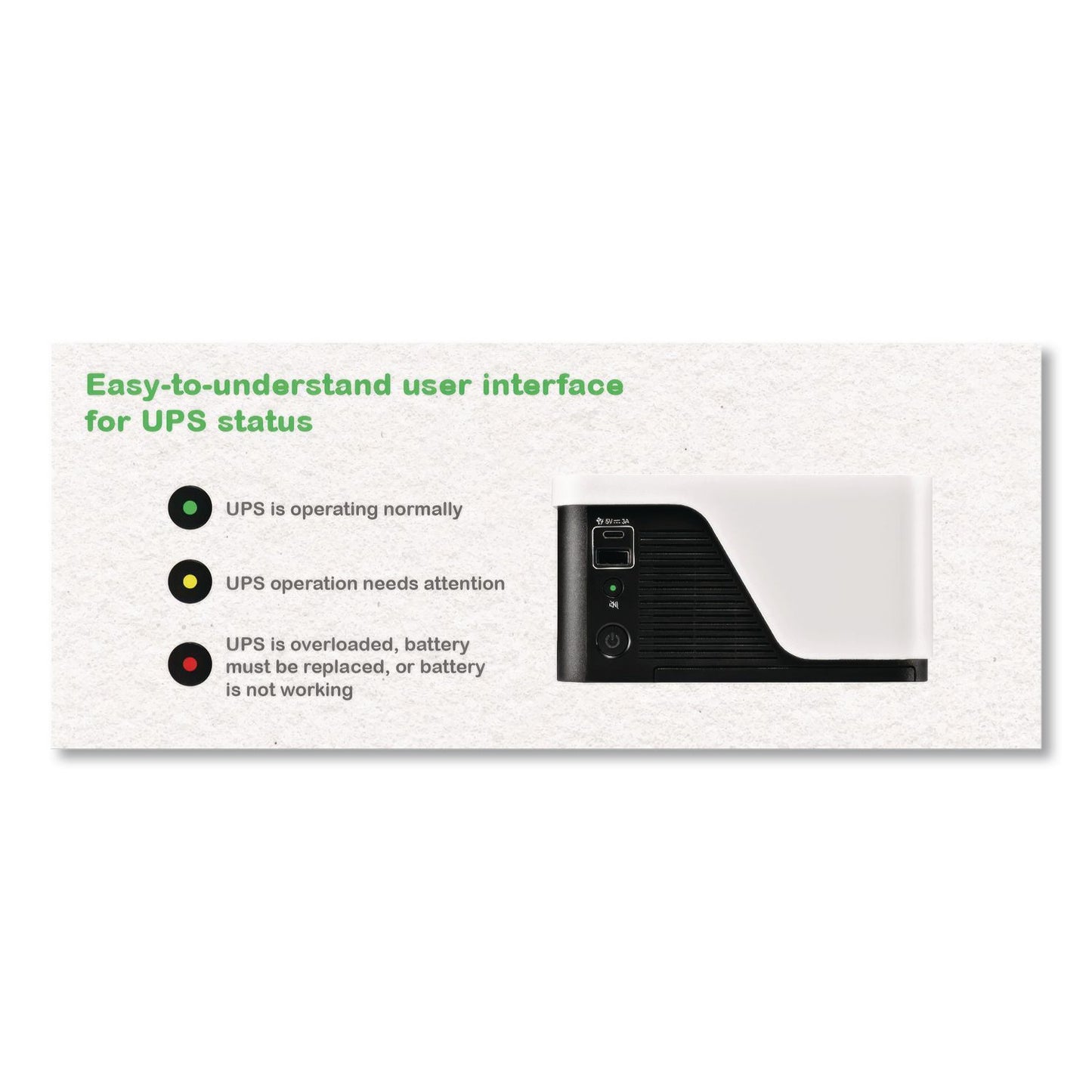 APC® Back-UPS BE1050G3 Battery Backup System, 8 Outlets, 1,050 VA, 490 J (APABE1050G3)