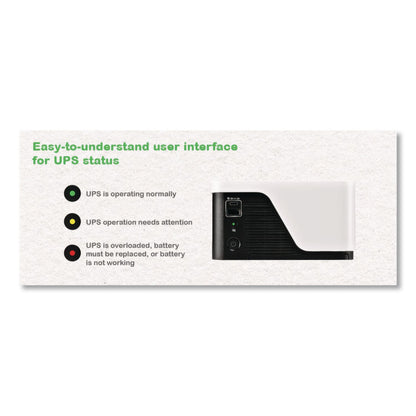 APC® Back-UPS BE1050G3 Battery Backup System, 8 Outlets, 1,050 VA, 490 J (APABE1050G3)