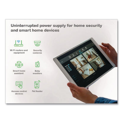 APC® Back-UPS BE1050G3 Battery Backup System, 8 Outlets, 1,050 VA, 490 J (APABE1050G3)