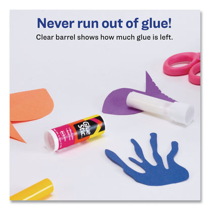 Avery® Permanent Glue Stic, 0.26 oz, Applies White, Dries Clear, 3/Pack (AVE00166PK)