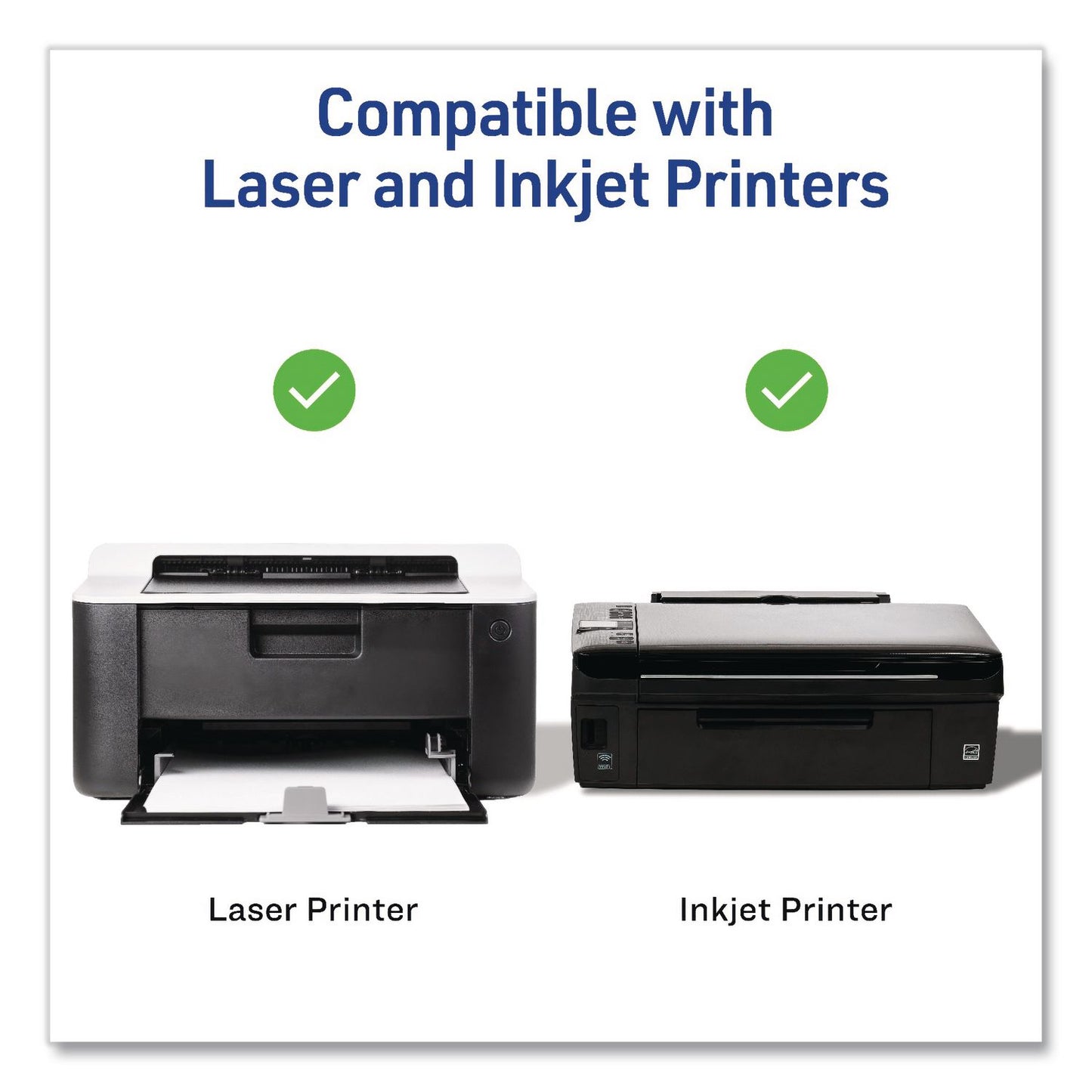 Avery® Rectangular Labels with Sure Feed Technology, Inkjet/Laser, 2 x 3, Matte White, 8 Labels/Sheet, 25 Sheets/Pack (AVE05619)
