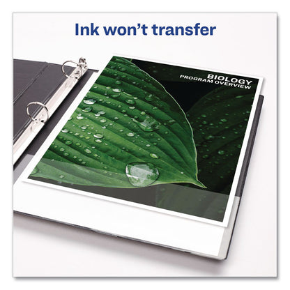 Avery® Durable View Binder with DuraHinge and EZD Rings, 3 Rings, 1.5" Capacity, 11 x 8.5, White, 12/Carton (AVE09401CT)