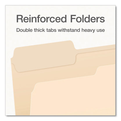 Avery® Insertable Big Tab Dividers, 5-Tab, Double-Sided Gold Edge Reinforcing, 11 x 8.5, Buff, Assorted Tabs, 48 Sets/Carton (AVE11109CT)