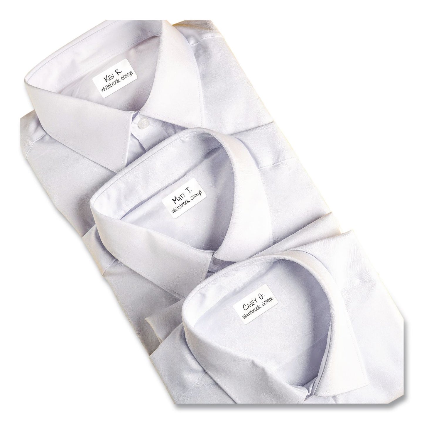 Avery® No-Iron Fabric Labels, Handwrite Only, 1 x 1.75, White, 10/Sheet, 10 Sheets/Pack (AVE40723)