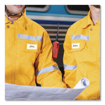 Avery® No-Iron Fabric Labels, Handwrite Only, 1 x 1.75, White, 10/Sheet, 10 Sheets/Pack (AVE40723)