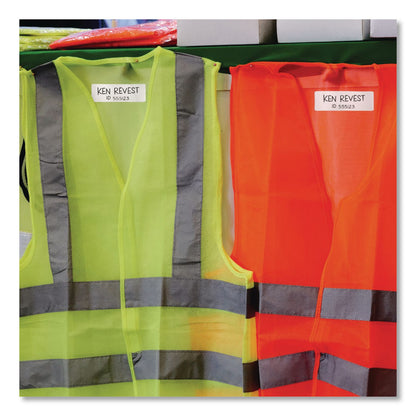 Avery® No-Iron Fabric Labels, Handwrite Only, 1 x 3, White, 5/Sheet, 10 Sheets/Pack (AVE40725)