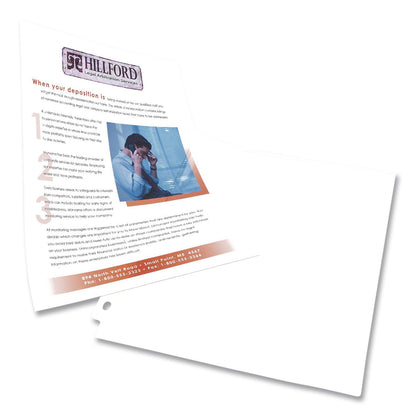 Avery® Side-Insert Heavyweight Sheet Protectors, 3-Hole Punched, Side Load, 8.5 x 11, Diamond Clear, 25/Pack, 36 Packs/Carton (AVE76001CT)