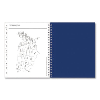 Blue Sky® Blue Block Academic Year Weekly/Monthly Planner, 11 x 8.5, Blue Cover, 12-Month: July 2025 to June 2026 (BLS156066A26)
