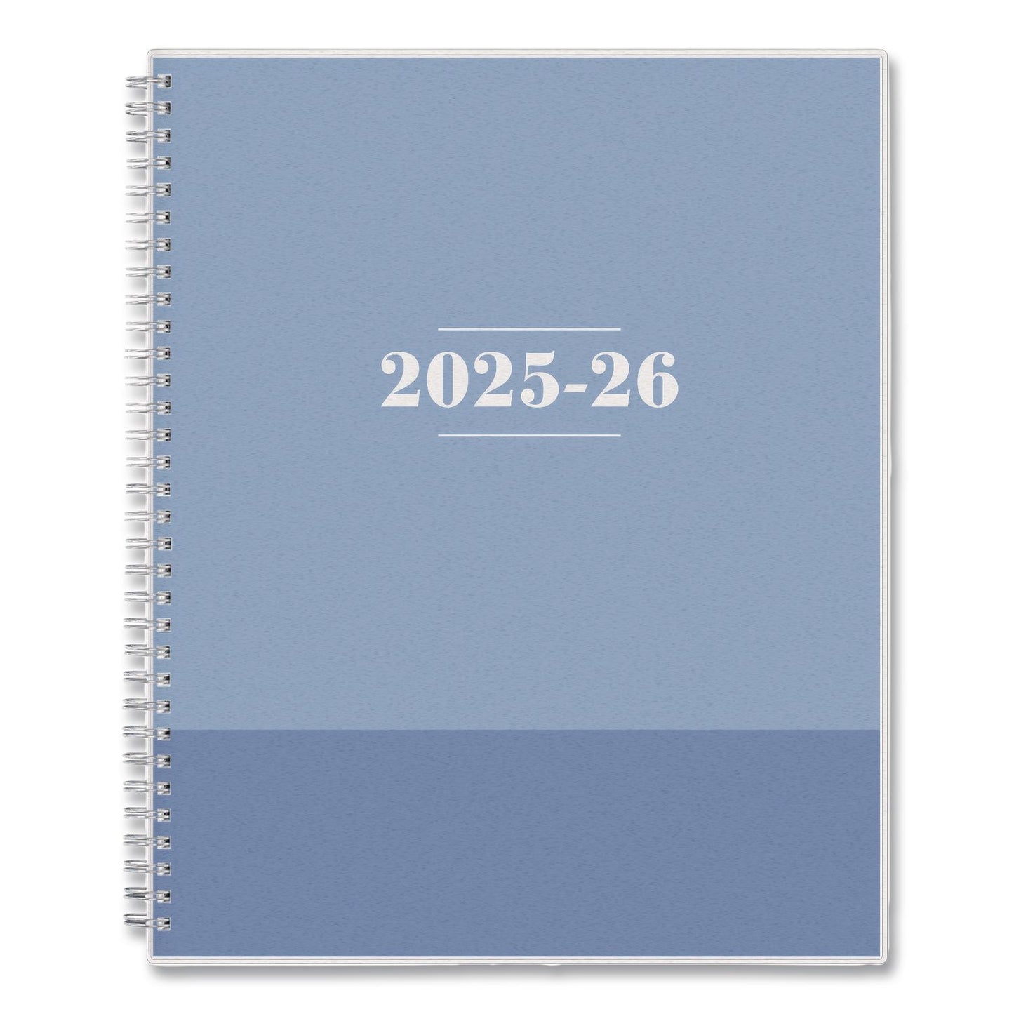 Blue Sky® Blue Block Academic Year Weekly/Monthly Planner, 11 x 8.5, Blue Cover, 12-Month: July 2025 to June 2026 (BLS156066A26)