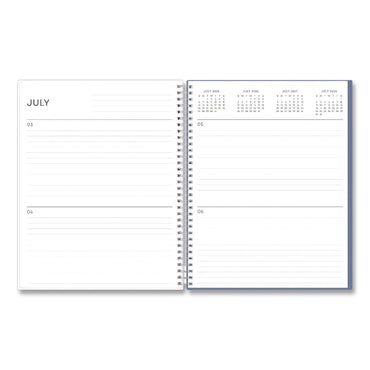 Blue Sky® Tanya Blue Academic Year Daily Planner, Abstract Artwork, 11 x 8.5, Multicolor Cover, Supports Four Academic Years: 2025-2028 (BLS156259)