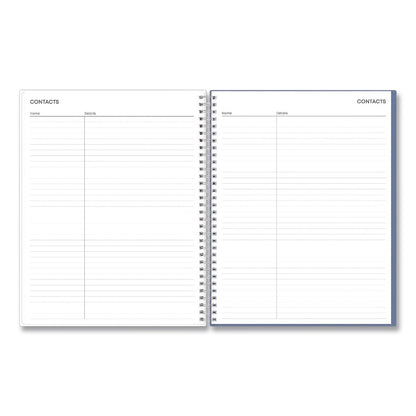 Blue Sky® Tanya Blue Academic Year Daily Planner, Abstract Artwork, 11 x 8.5, Multicolor Cover, Supports Four Academic Years: 2025-2028 (BLS156259)