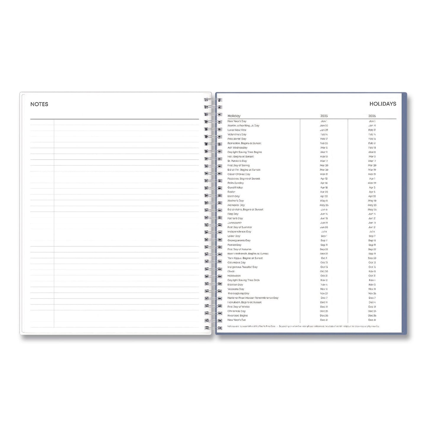 Blue Sky® Tanya Blue Academic Year Daily Planner, Abstract Artwork, 11 x 8.5, Multicolor Cover, Supports Four Academic Years: 2025-2028 (BLS156259)