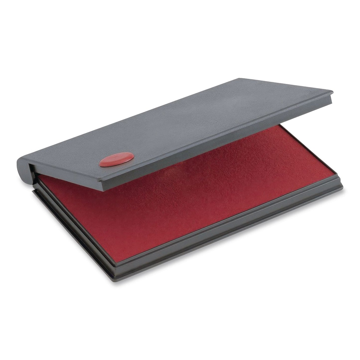 COSCO 2000 PLUS One-Color Felt Stamp Pad, #1, 4.25 x 2.75, Red, 12/Carton (CSC090410CT)