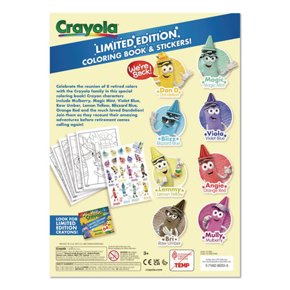 Crayola® Limited Edition Retired Crayola Colors Coloring Book, Ages 3 and Up, 96 Pages (CYO040862)