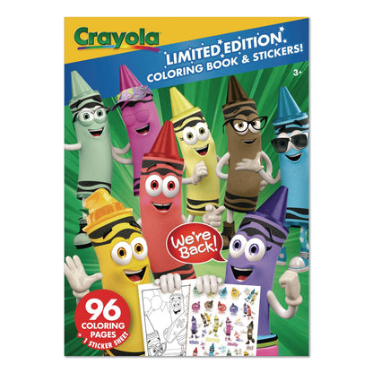 Crayola® Limited Edition Retired Crayola Colors Coloring Book, Ages 3 and Up, 96 Pages (CYO040862)