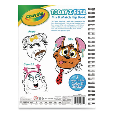 Crayola® Today I Feel Animal Coloring Book, Ages 3 and Up, 30 Pages (CYO042774)