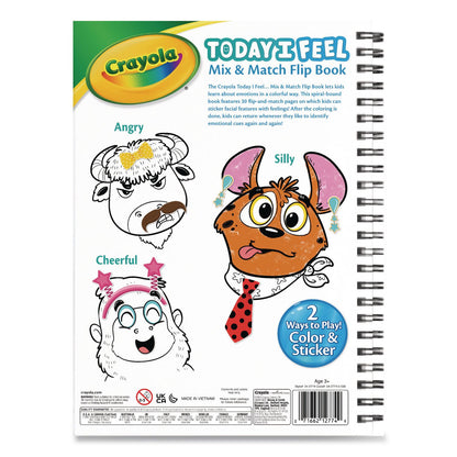 Crayola® Today I Feel Animal Coloring Book, Ages 3 and Up, 30 Pages (CYO042774)
