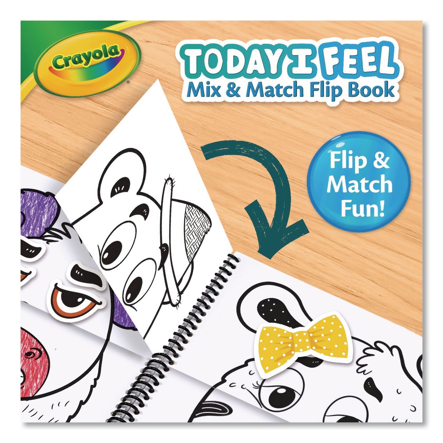 Crayola® Today I Feel Animal Coloring Book, Ages 3 and Up, 30 Pages (CYO042774)