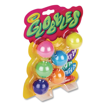Crayola® Globbles Squish Toys, Ages 4 and Up, Assorted Colors, 6/Pack (CYO747294)