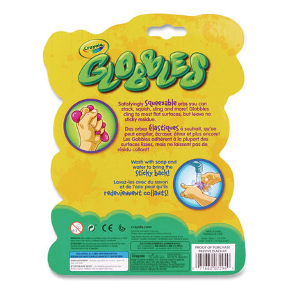 Crayola® Globbles Squish Toys, Ages 4 and Up, Assorted Colors, 6/Pack (CYO747294)