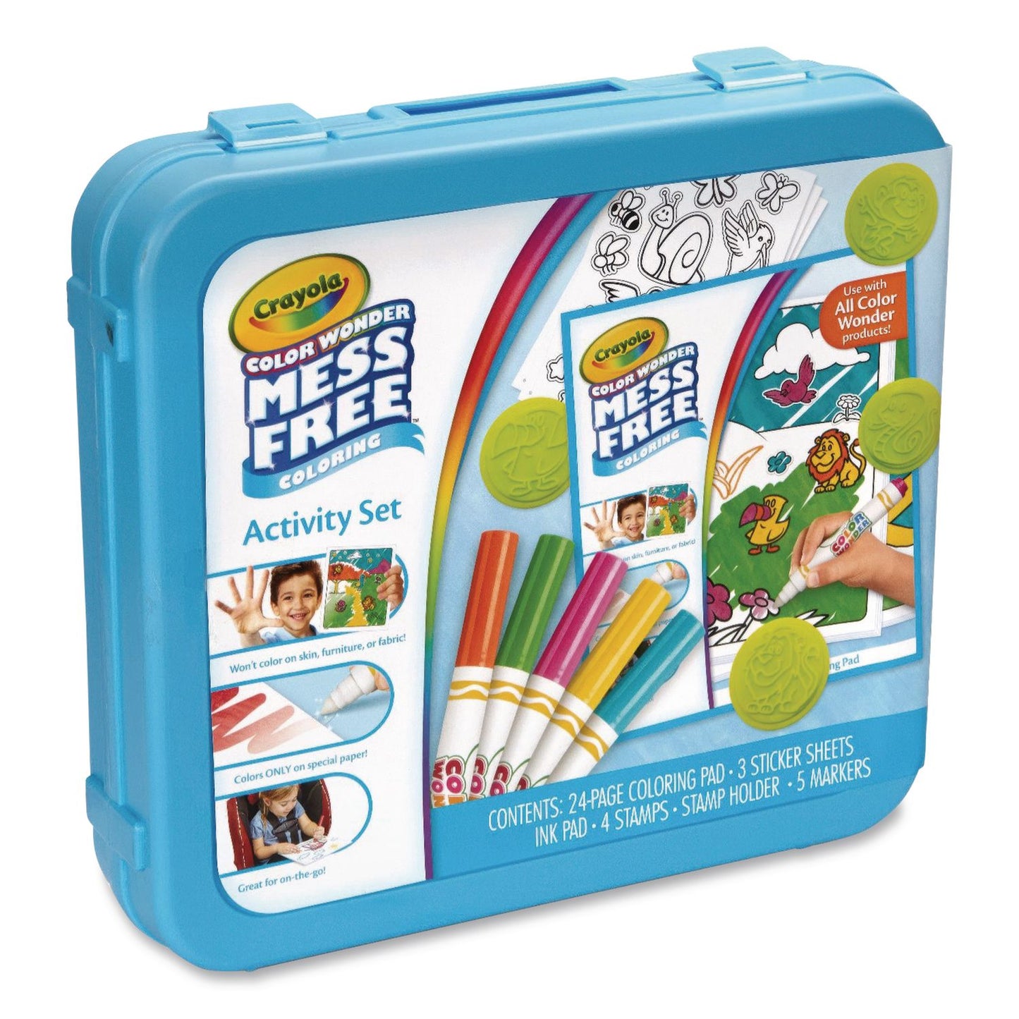 Crayola® Color Wonder Art Kit, Ocean Animals, Ages 3 and Up, 24 Pages (CYO752349)