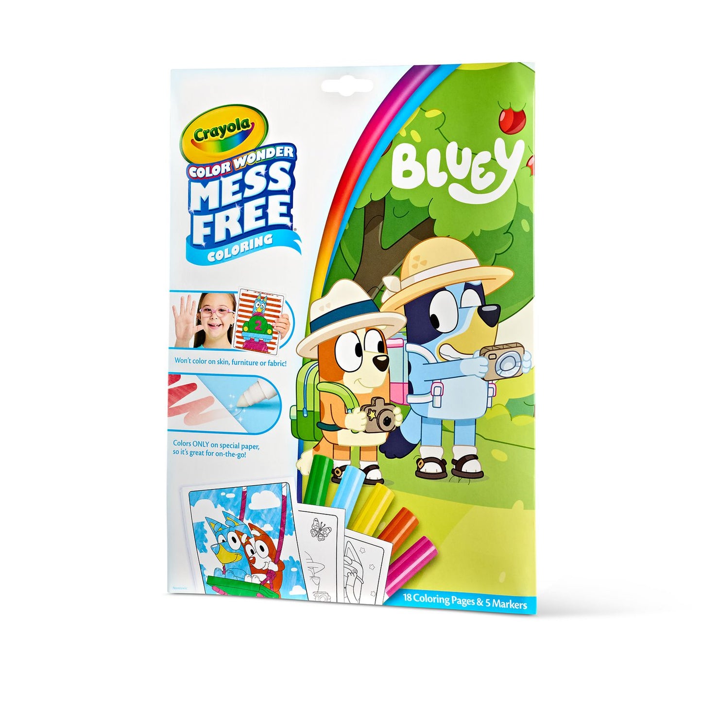 Crayola® Color Wonder Bluey Coloring Book, Ages 3 and Up, 18 Pages (CYO752805)