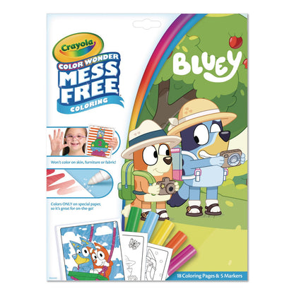Crayola® Color Wonder Bluey Coloring Book, Ages 3 and Up, 18 Pages (CYO752805)