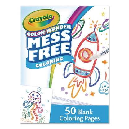 Crayola® Color Wonder Blank Coloring Book, Ages 3 and Up, 50 Pages (CYO752840)