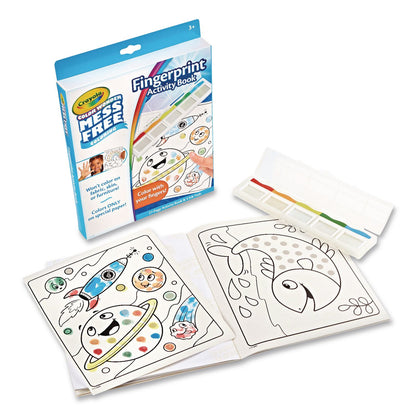 Crayola® Color Wonder Mess Free Coloring Fingerprint Activity Book, Ages 3 and Up, 27 Pages (CYO752842)
