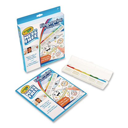 Crayola® Color Wonder Mess Free Coloring Fingerprint Activity Book, Ages 3 and Up, 27 Pages (CYO752842)