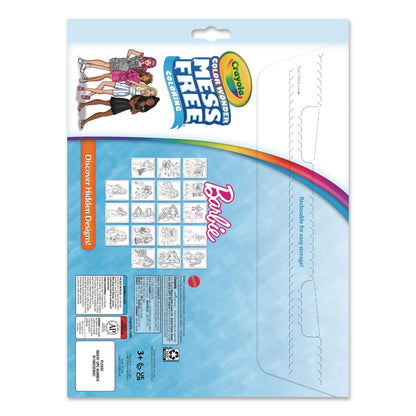 Crayola® Color Wonder Barbie Coloring Pad and Markers, Ages 3 and Up, 18 Pages (CYO752859)