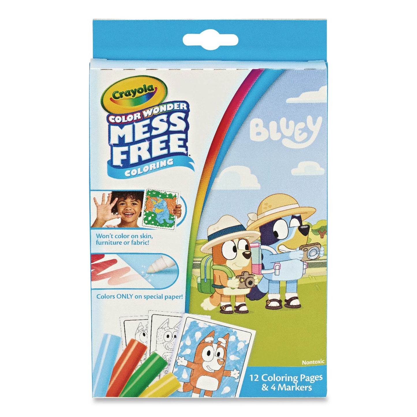 Crayola® Color Wonder Bluey Mini Box Set, Ages 3 and Up, 12 Pages (CYO752863)