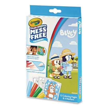 Crayola® Color Wonder Bluey Mini Box Set, Ages 3 and Up, 12 Pages (CYO752863)