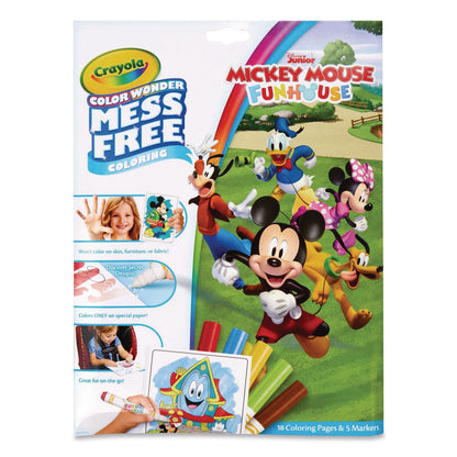 Crayola® Color Wonder Mickey Mouse Clubhouse Coloring Book, Ages 3 and Up, 18 Pages (CYO757006)