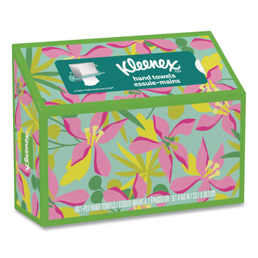 Kleenex® Hand Towels in a POP-UP* Box, 1-Ply, 6.8 x 9, White, 60/Box, 6 Boxes/Carton (KCM38586CT)