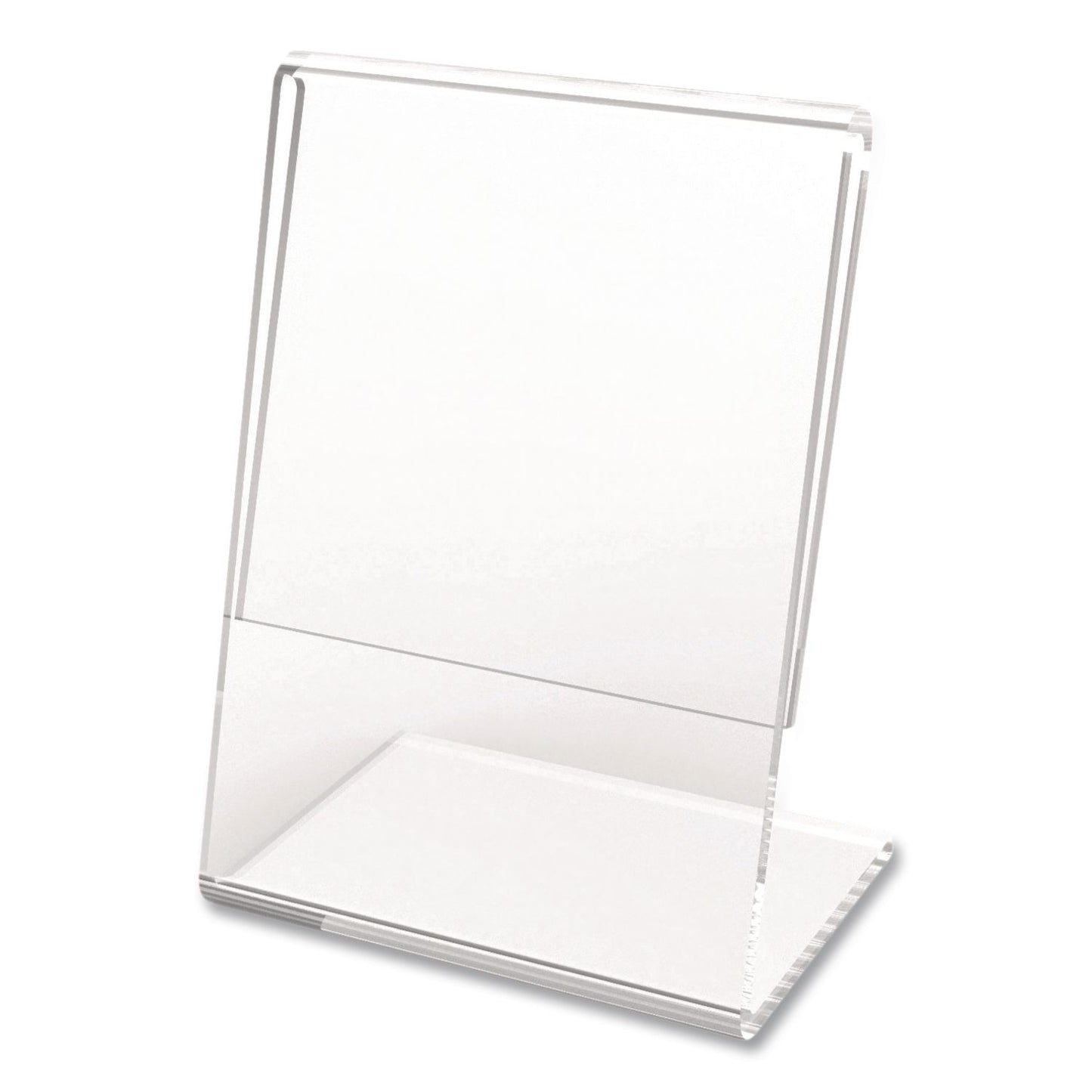 deflecto® Mini Tabletop Sign Holder, 3 x 4 Insert, Clear (DEF20006RT)