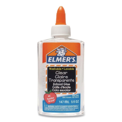 Elmer's® Washable Clear School Glue, 5 oz, Dries Clear (EPI60305Q)