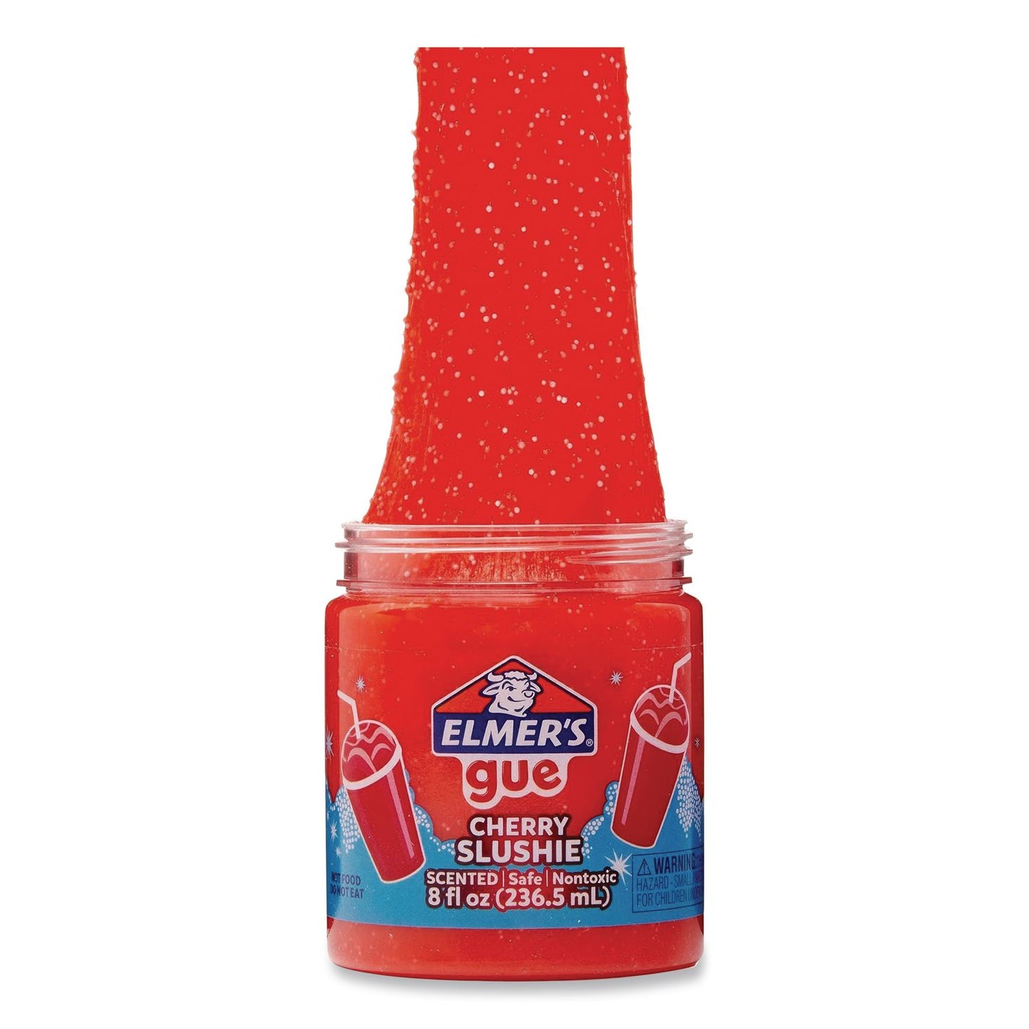 Elmer's® Gue Premade Slime Variety Pack, 8 oz, Cherry Slushie/Cotton Candy Fizz/Glassy Clear/Night Owl, 4/Pack (EPI2152005)