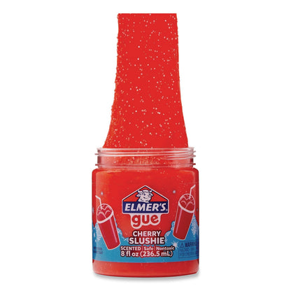 Elmer's® Gue Premade Slime Variety Pack, 8 oz, Cherry Slushie/Cotton Candy Fizz/Glassy Clear/Night Owl, 4/Pack (EPI2152005)