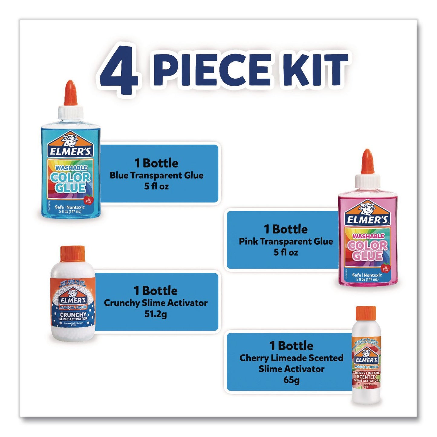 Elmer's® Neon Sky Slime Kit, Assorted Colors (EPI2203460)