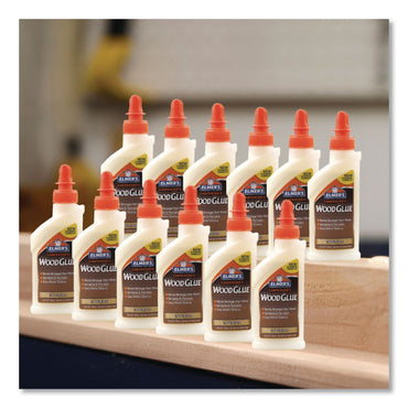Elmer's® Carpenter Wood Glue, 4 oz, Dries Beige, 12/Carton (EPIE7000)