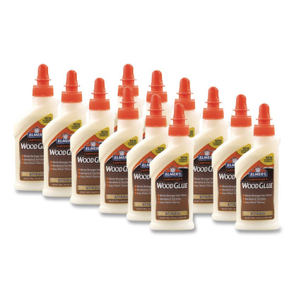Elmer's® Carpenter Wood Glue, 4 oz, Dries Beige, 12/Carton (EPIE7000)