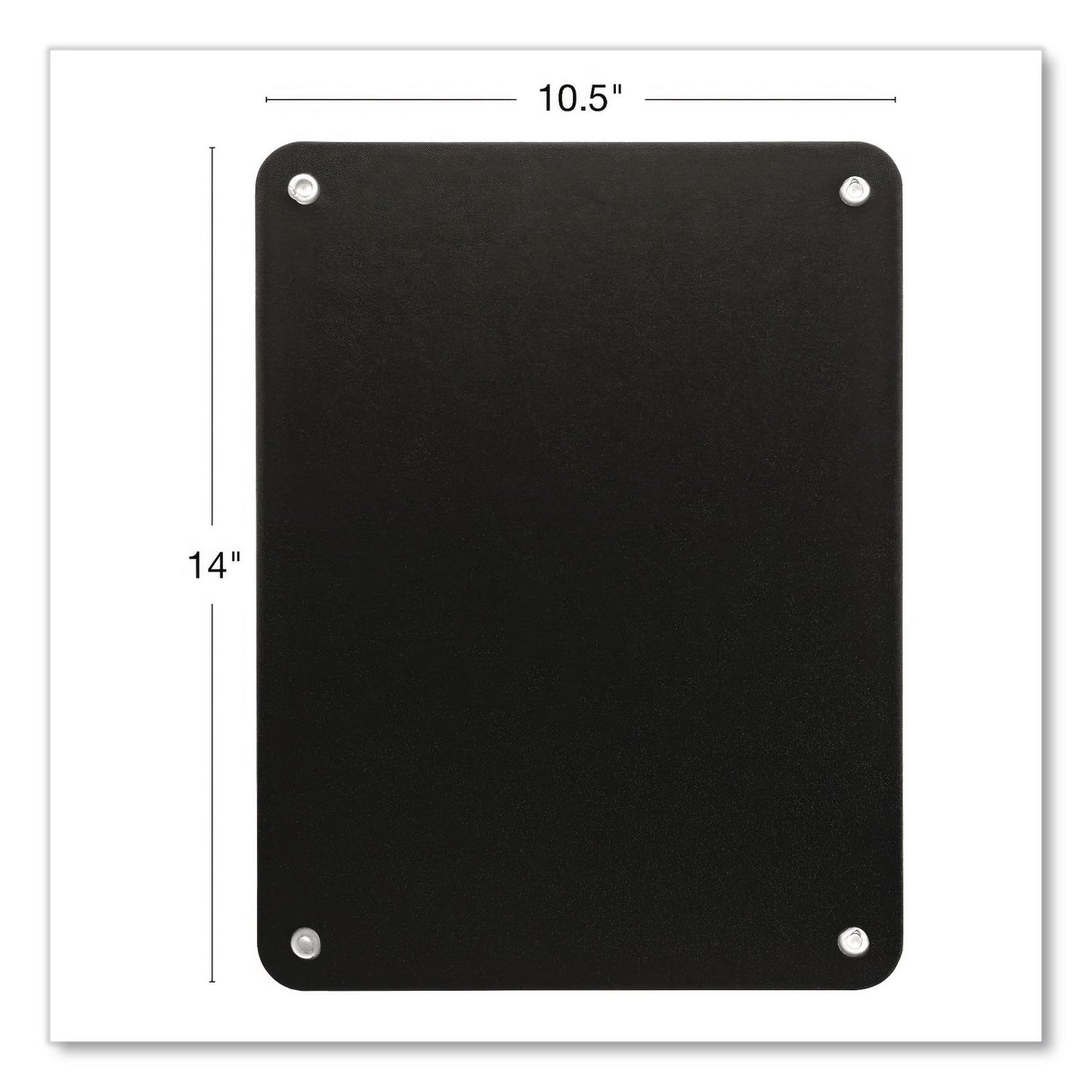 Excello Global Products® Window Chalkboard, Black Surface, 10.5 x 14 (EXOEGPHD0513S)